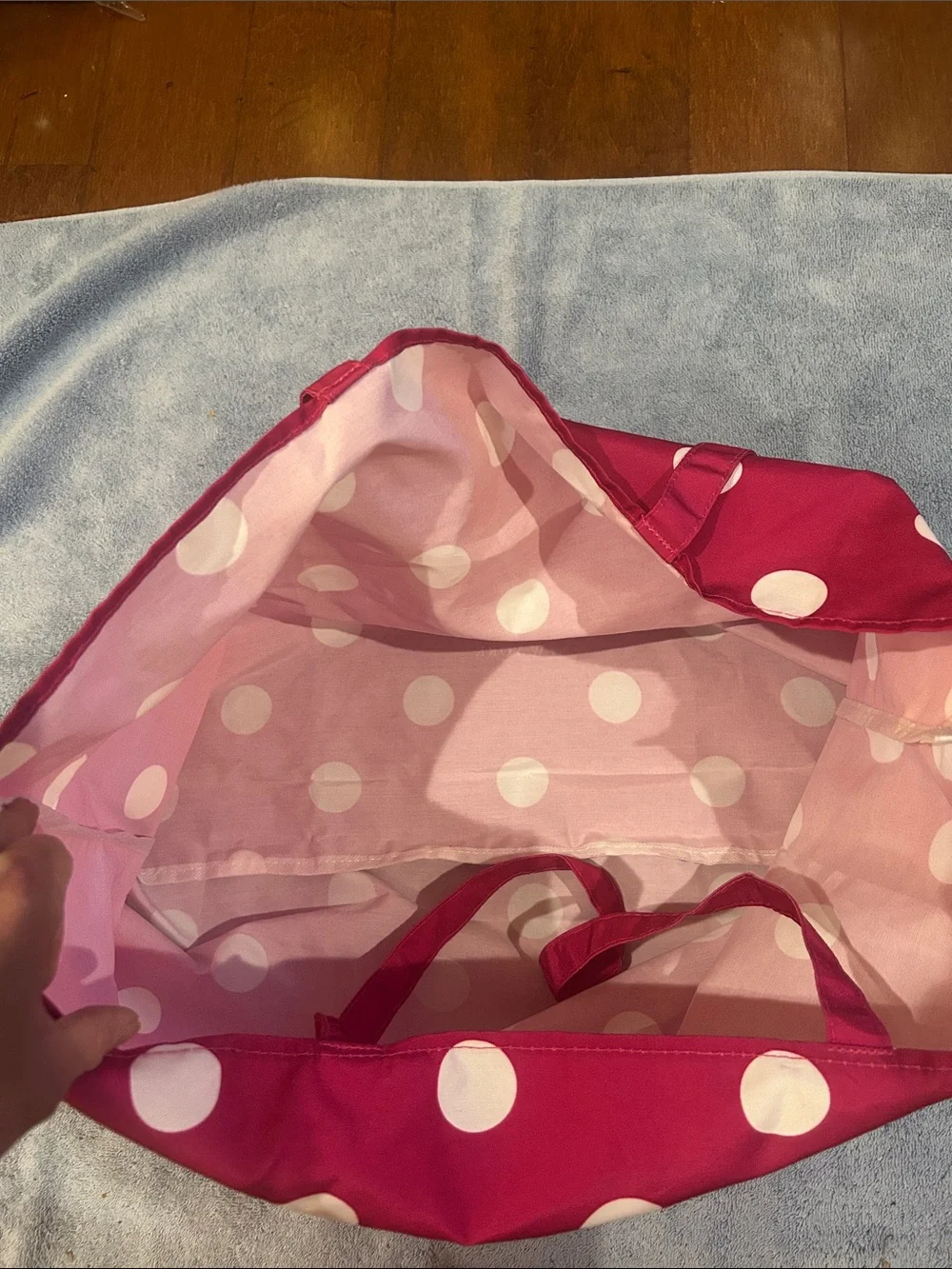 kate spade Red and White Polka Dot Tote